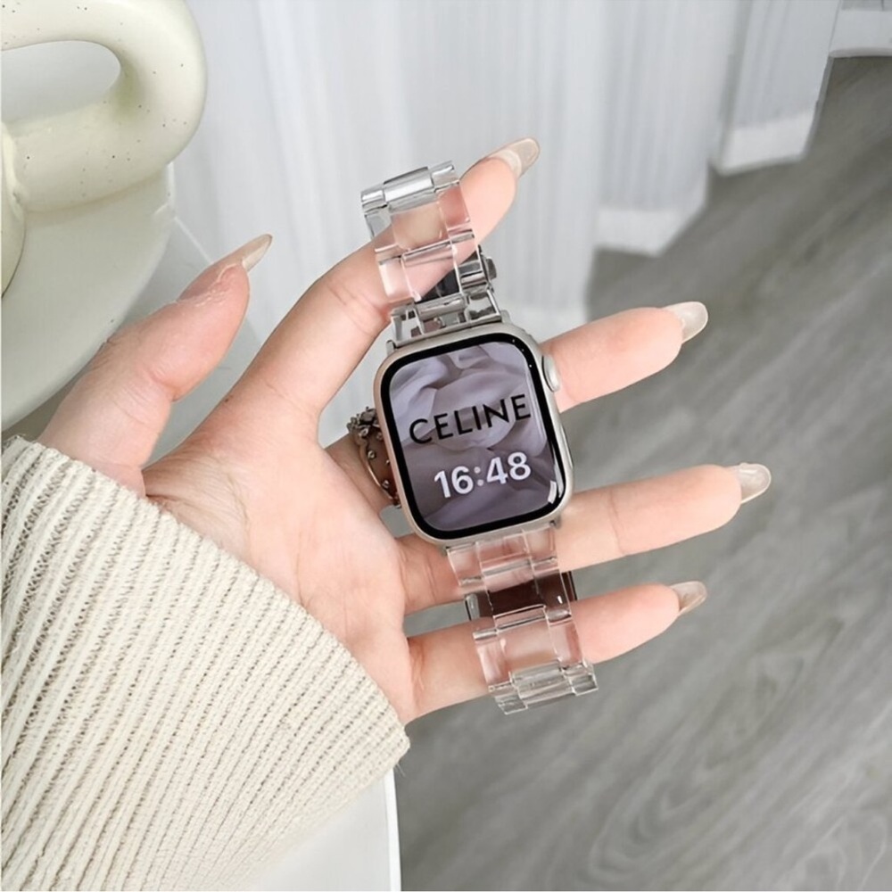 NWOT Transparent apple watch band